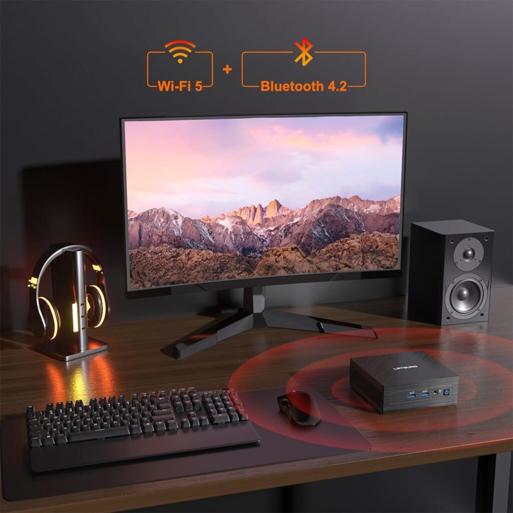 LETSUNG Mini AIR11SE Mini PC Windows 11, 6GB RAM LPDDR4 128GB M.2 SSD, up to 512GB, Mini NUC Computer with Intel Celeron N4020C, Home/Business Mini Desktop Computer, WiFi5/BT4.2/HDMI LETSUNG Mini AIR11SE Mini PC Windows 11, 6GB RAM LPDDR4 128GB M.2 SSD, up to 512GB, Mini NUC Computer with Intel Celeron N4020C, Home/Business Mini Desktop Computer, WiFi5/BT4.2/HDMI