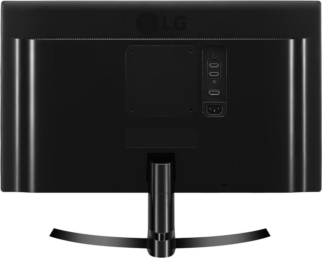 LG 24UD58-B Monitor 24 4K Ultrafine (3840 x 2160) IPS Display, FreeSync, On-Screen Control, Screen Split 2.0, Game Mode, Black Stabilizer - Black