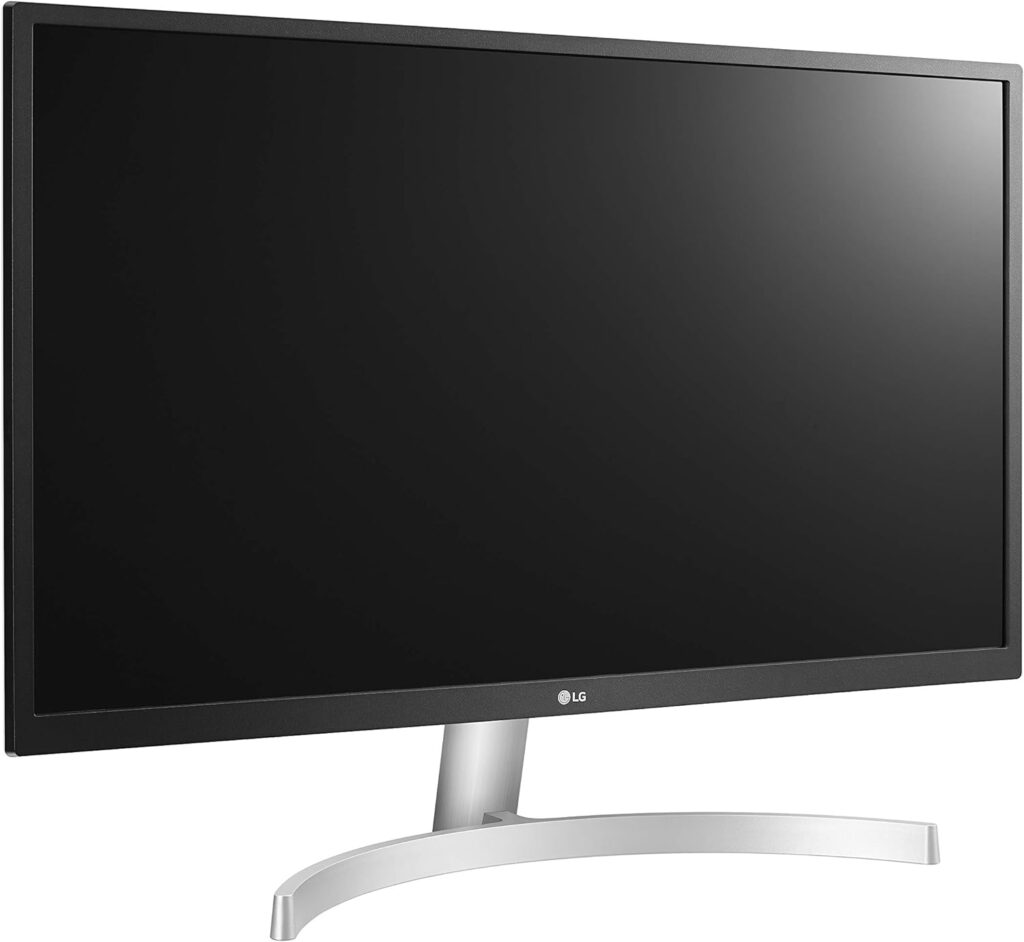 LG 27UL550-W 27 Inch 4K UltraFine IPS LED HDR Monitor with Radeon Freesync Technology and HDR 10, Silver