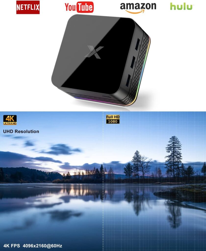 New Mini PC 16GB RAM 512GB ROM M.2 SSD Mini Desktop Computer Built-in Intel Alder Lake -N95(up to 3.4Ghz) 4-Core CPU Micro PC with Dual WiFi Bluetooth 4.2 Gigabit Ethernet HDMI 4K USB 3.1