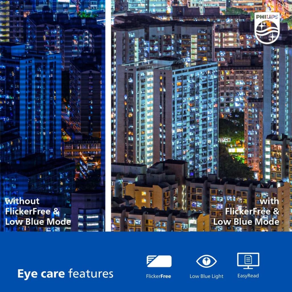 PHILIPS 288E2E 28 Frameless Monitor, 4K UHD 3840x2160 IPS, 120% sRGB, FreeSync, Height Adjustable, VESA, 4Yr Advance Replacement