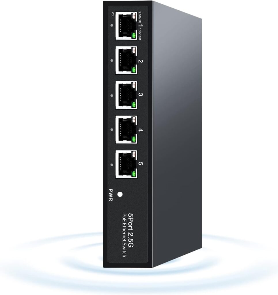 SODOLA 9 Port 2.5G Smart Web Ethernet Switch,1 10G SFP Slot8 x 2.5G Base-T Ports,Static Aggregation, QoS/VLAN/IGMP Supported, Metal Fanless Managed Multi-Gigabit Switch