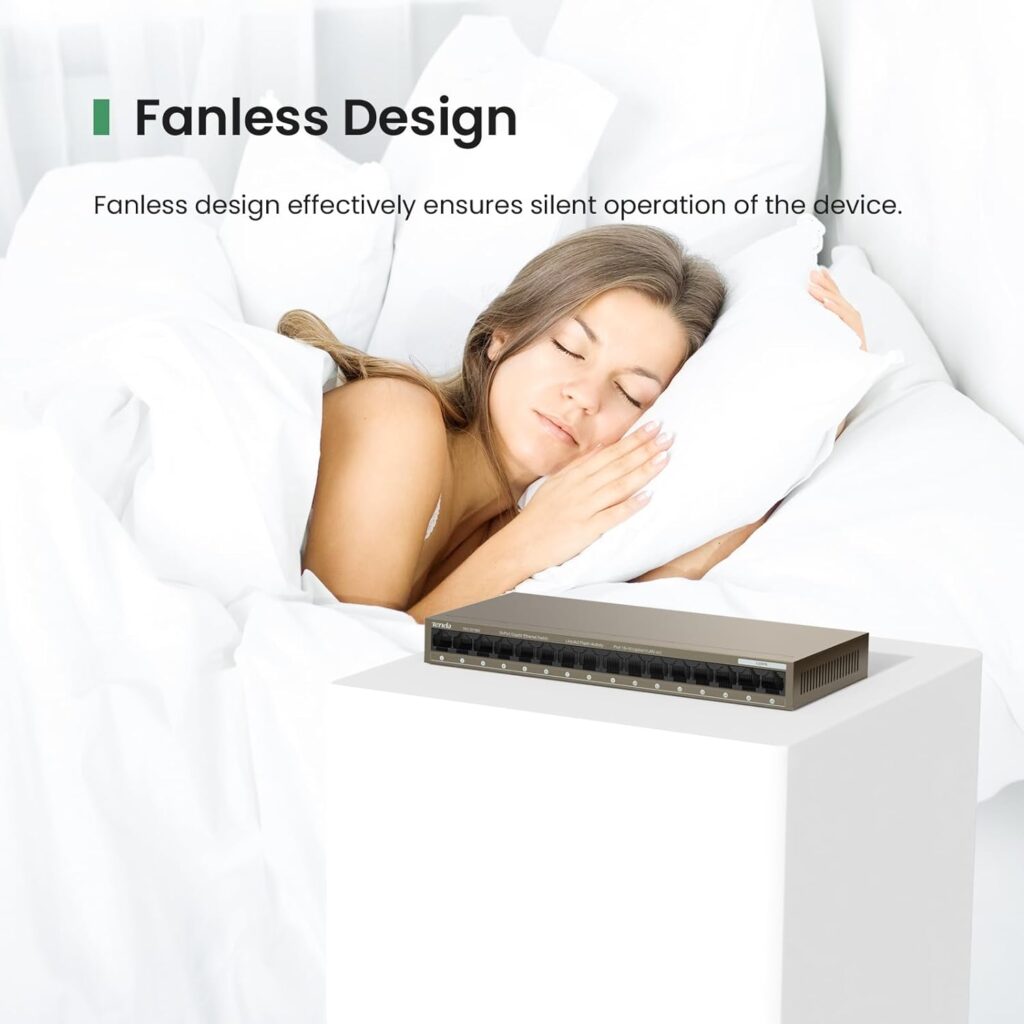 Tenda SG105, 5-Port Gigabit Switch, Unmanaged Home Network Switch Hub, Office Ethernet Splitter, Plug  Play, Plastic Case, Desktop/ Wall-Mount, Fan-less, Limited Lifetime Protection